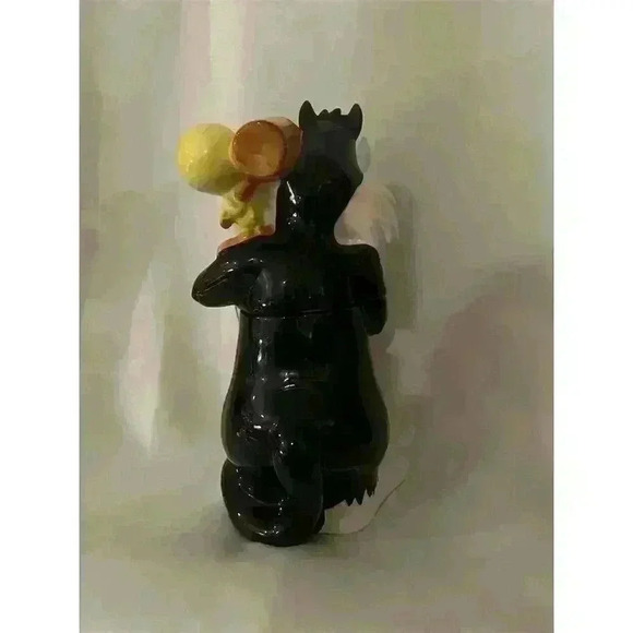 Vintage Looney Tunes Sylvester & Tweety Ceramic Cookie Jar 1993 Edition - Picture 12 of 14